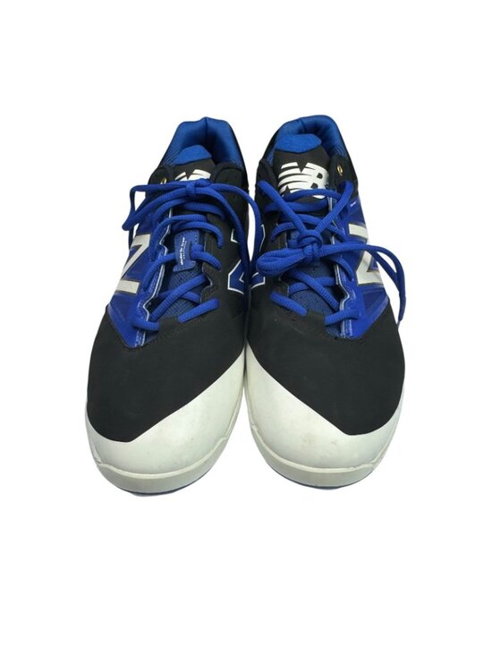 NEW New Balance Baseball Cleats Men\'s L4040BB3 Metal Low Royal Blue/ Blk Size 15 main image 7